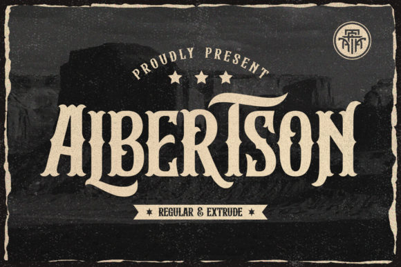 Albertson: Elevating Design with Retro Blackletter Elegance