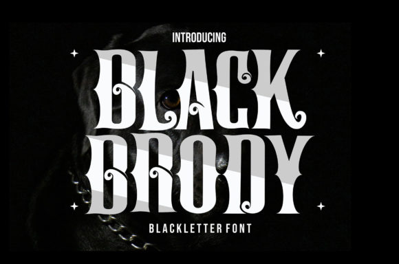 Black Brody: A Bold Blackletter Font for Modern Design