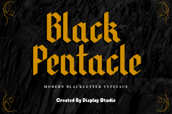 Black Pentacle: A Bold Choice for Distinctive Typography