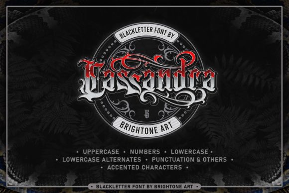 Cassandra: The Bold Blackletter Font for Standout Design