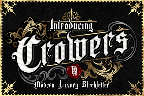 Crowers: Breathing Life into Modern Projects with Bold Blackletter