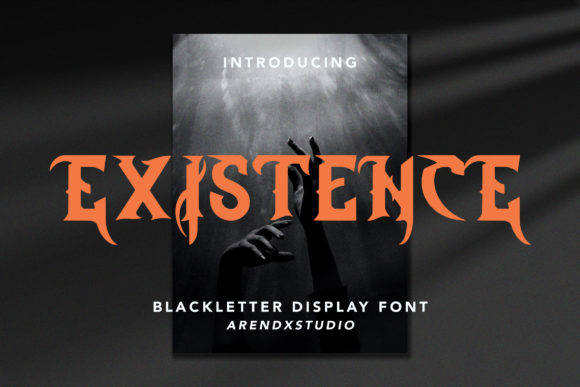 Existence: The Gothic Blackletter Font for Bold Creative Projects