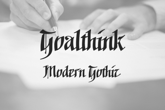 Goalthink: Elevating Design with Modern Blackletter