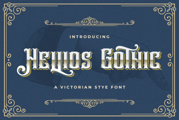 Hellios Gothic: Elevating Design with Victorian-Inspired Blackletter