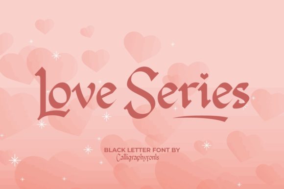 Love Series: Elevating Design with Chic Blackletter Simplicity