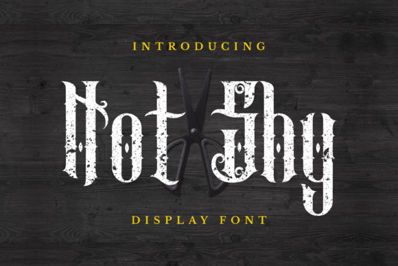 Not Shy: The Bold Gothic Statement for Modern Branding