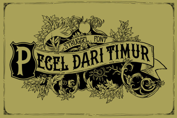 Pecel Dari Timur: Why This Bold Blackletter Font Is the Secret Weapon for High-Impact Design