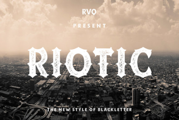 Riotic: Redefining Bold Typography for Modern Design