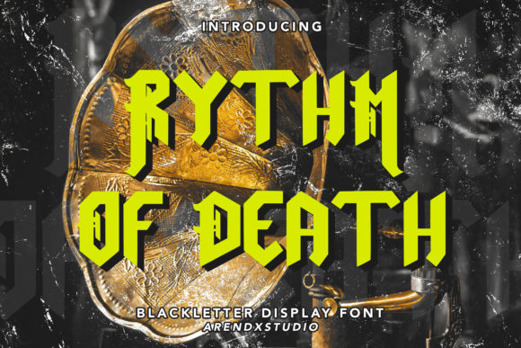 Rythm of Death: Elevating Bold Design with Blackletter Precision