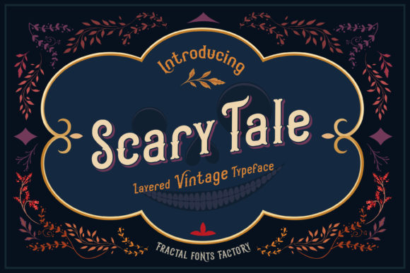 Scarytale Font: A Vintage Blackletter for Retro Design