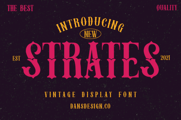 Strates: Why This Vintage Blackletter Font Is the Bold Choice for Modern Branding