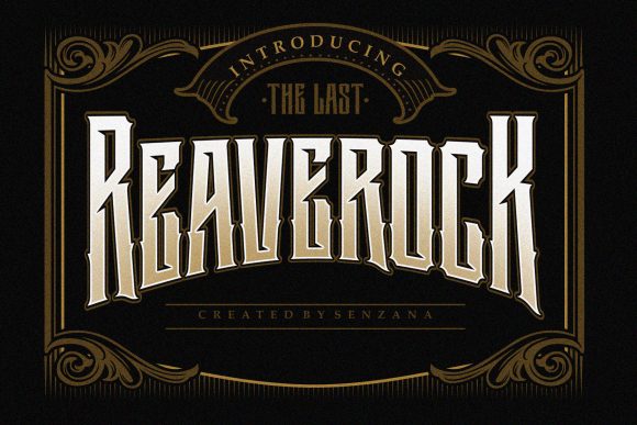 The Last Reaverock: Bold Typography for Impactful Design