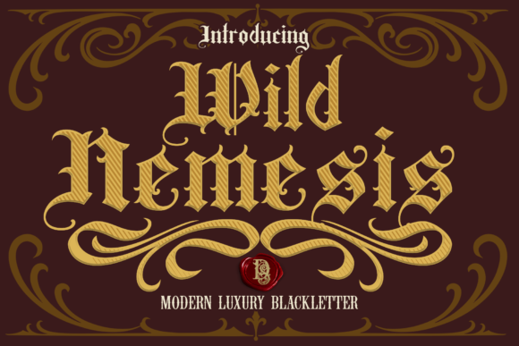 Wild Nemesis: Elevating Brand Identity with Bold Blackletter Typography