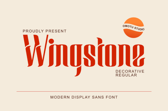 Wingstone: Elevating Visual Identity with Modern Blackletter Elegance