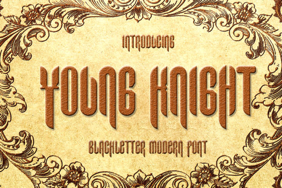 Young Knight: A Quirky Blackletter for Modern Design
